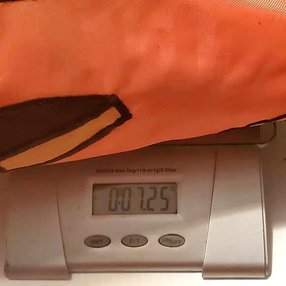 Pumpkin Cute Black Cat Halloween House Garden Flag 46" x 27" Layered Vtg - Picture 12 of 12